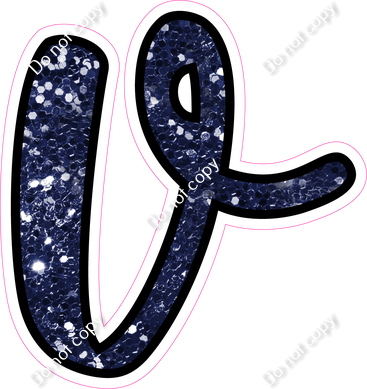 CUL 23.5" Individuals - Navy Blue Sparkle v