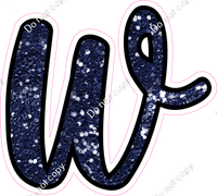 CUL 23.5" Individuals - Navy Blue Sparkle w