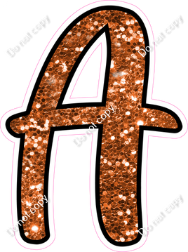 CUL 23.5" Individuals - Orange Sparkle A