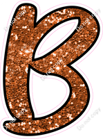 CUL 23.5" Individuals - Orange Sparkle B