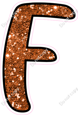 CUL 23.5" Individuals - Orange Sparkle F