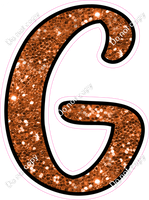 CUL 23.5" Individuals - Orange Sparkle G