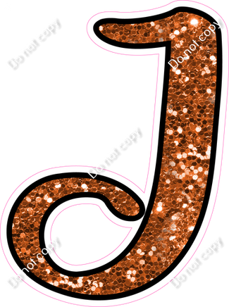 CUL 23.5" Individuals - Orange Sparkle J