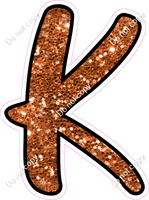 CUL 23.5" Individuals - Orange Sparkle K