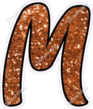 CUL 23.5" Individuals - Orange Sparkle M