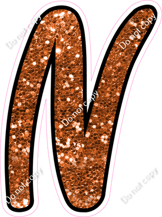 CUL 23.5" Individuals - Orange Sparkle N