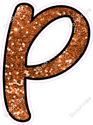 CUL 23.5" Individuals - Orange Sparkle P