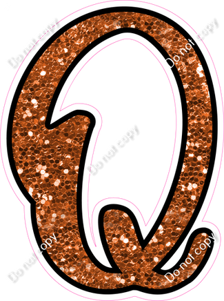 CUL 23.5" Individuals - Orange Sparkle Q