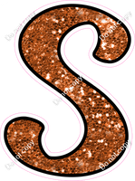 CUL 23.5" Individuals - Orange Sparkle S