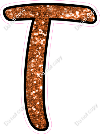 CUL 23.5" Individuals - Orange Sparkle T