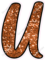 CUL 23.5" Individuals - Orange Sparkle U