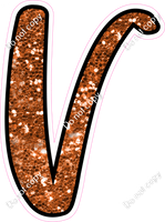 CUL 23.5" Individuals - Orange Sparkle V