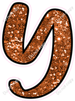 CUL 23.5" Individuals - Orange Sparkle Y