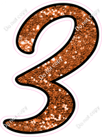 CUL 23.5" Individuals - Orange Sparkle 3