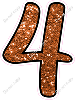 CUL 23.5" Individuals - Orange Sparkle 4