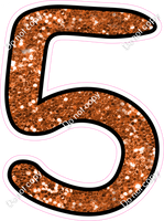 CUL 23.5" Individuals - Orange Sparkle 5