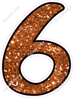 CUL 23.5" Individuals - Orange Sparkle 6