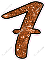 CUL 23.5" Individuals - Orange Sparkle 7