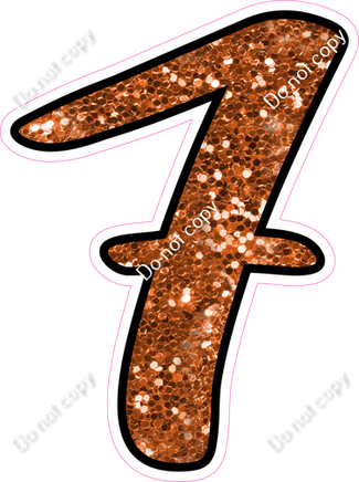 CUL 23.5" Individuals - Orange Sparkle 7