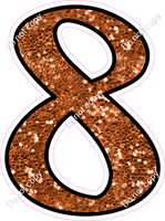 CUL 23.5" Individuals - Orange Sparkle 8