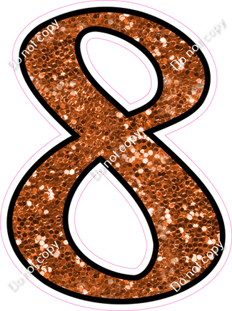 CUL 23.5" Individuals - Orange Sparkle 8