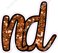 CUL 23.5" Individuals - Orange Sparkle ND