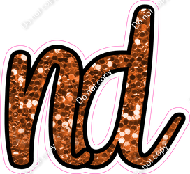 CUL 23.5" Individuals - Orange Sparkle ND