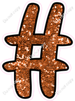 CUL 23.5" Individuals - Orange Sparkle #