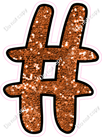 CUL 23.5" Individuals - Orange Sparkle #