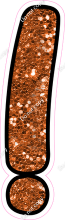 CUL 23.5" Individuals - Orange Sparkle !