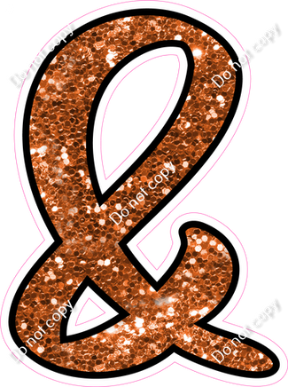 CUL 23.5" Individuals - Orange Sparkle &