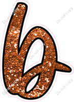 CUL 23.5" Individuals - Orange Sparkle b