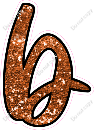 CUL 23.5" Individuals - Orange Sparkle b