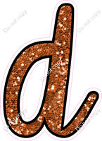 CUL 23.5" Individuals - Orange Sparkle d