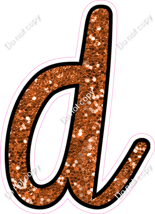 CUL 23.5" Individuals - Orange Sparkle d