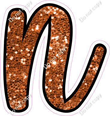 CUL 23.5" Individuals - Orange Sparkle n