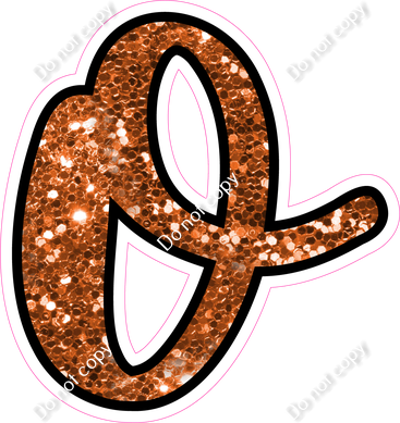 CUL 23.5" Individuals - Orange Sparkle o