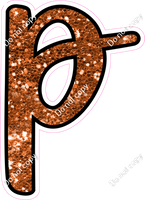 CUL 23.5" Individuals - Orange Sparkle p