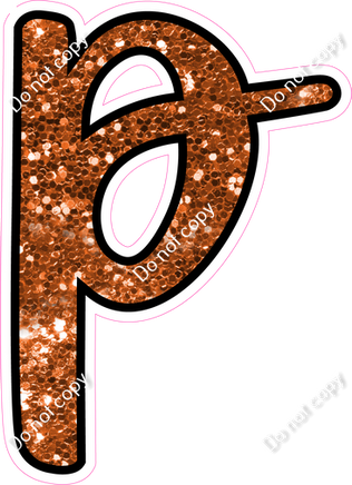 CUL 23.5" Individuals - Orange Sparkle p