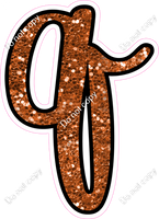 CUL 23.5" Individuals - Orange Sparkle q