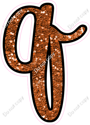 CUL 23.5" Individuals - Orange Sparkle q