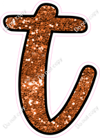 CUL 23.5" Individuals - Orange Sparkle t