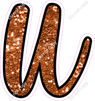 CUL 23.5" Individuals - Orange Sparkle u