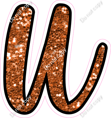 CUL 23.5" Individuals - Orange Sparkle u