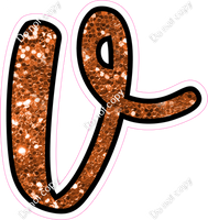 CUL 23.5" Individuals - Orange Sparkle v