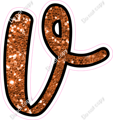 CUL 23.5" Individuals - Orange Sparkle v