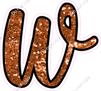 CUL 23.5" Individuals - Orange Sparkle w