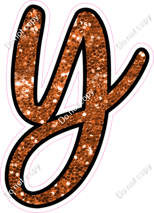 CUL 23.5" Individuals - Orange Sparkle y