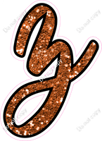 CUL 23.5" Individuals - Orange Sparkle z