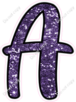 CUL 23.5" Individuals - Purple Sparkle A